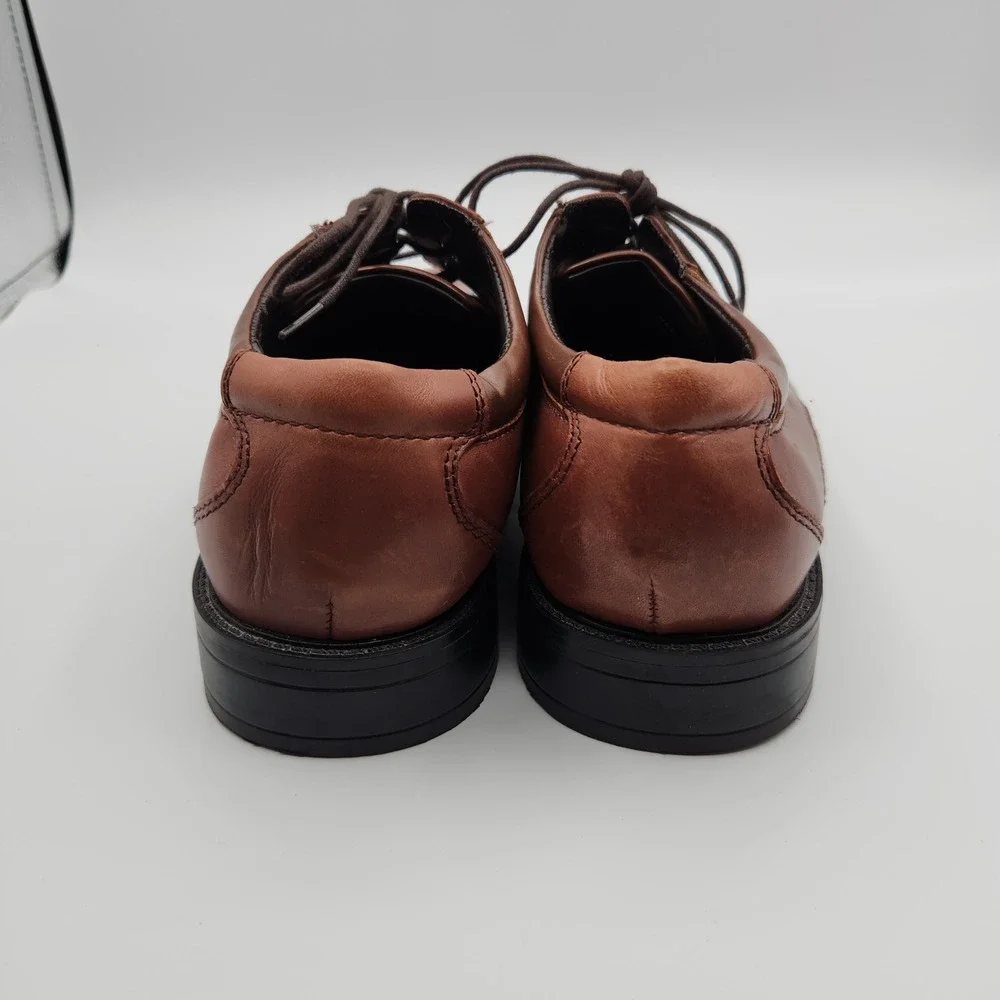 Dockers Endow 90-27242 Oxford Men's US‎ 9M Brown Leather Square Toe Dress Shoes